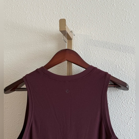 Lululemon Get Going Slim Fit Maxi Dress - Size 4, Ruby Wine, Nulu™ Fabric - Picture 4 of 5